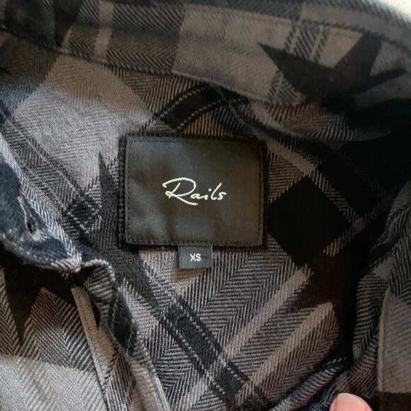 Rails Hunter Shirt in Ash Twilight Stars women’s xs - Picture 5 of 8